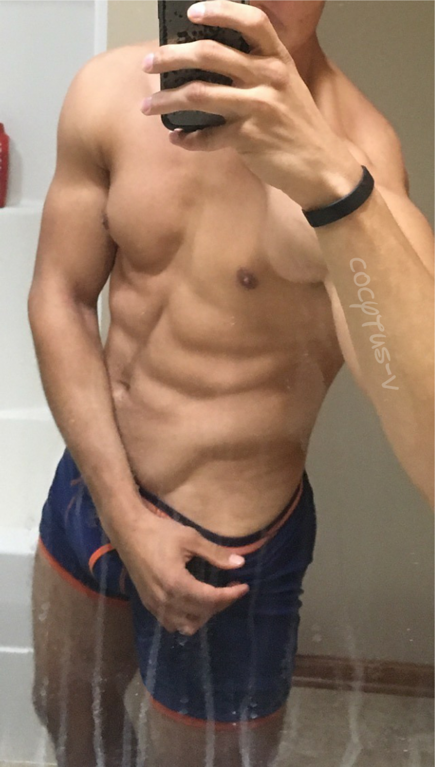 Fit JOCK FRAT boy FAGGOT loves showing his COCK and HOLE to FAKE SNAPCHAT girl!! SPREAD him!!! #btBSuGiY