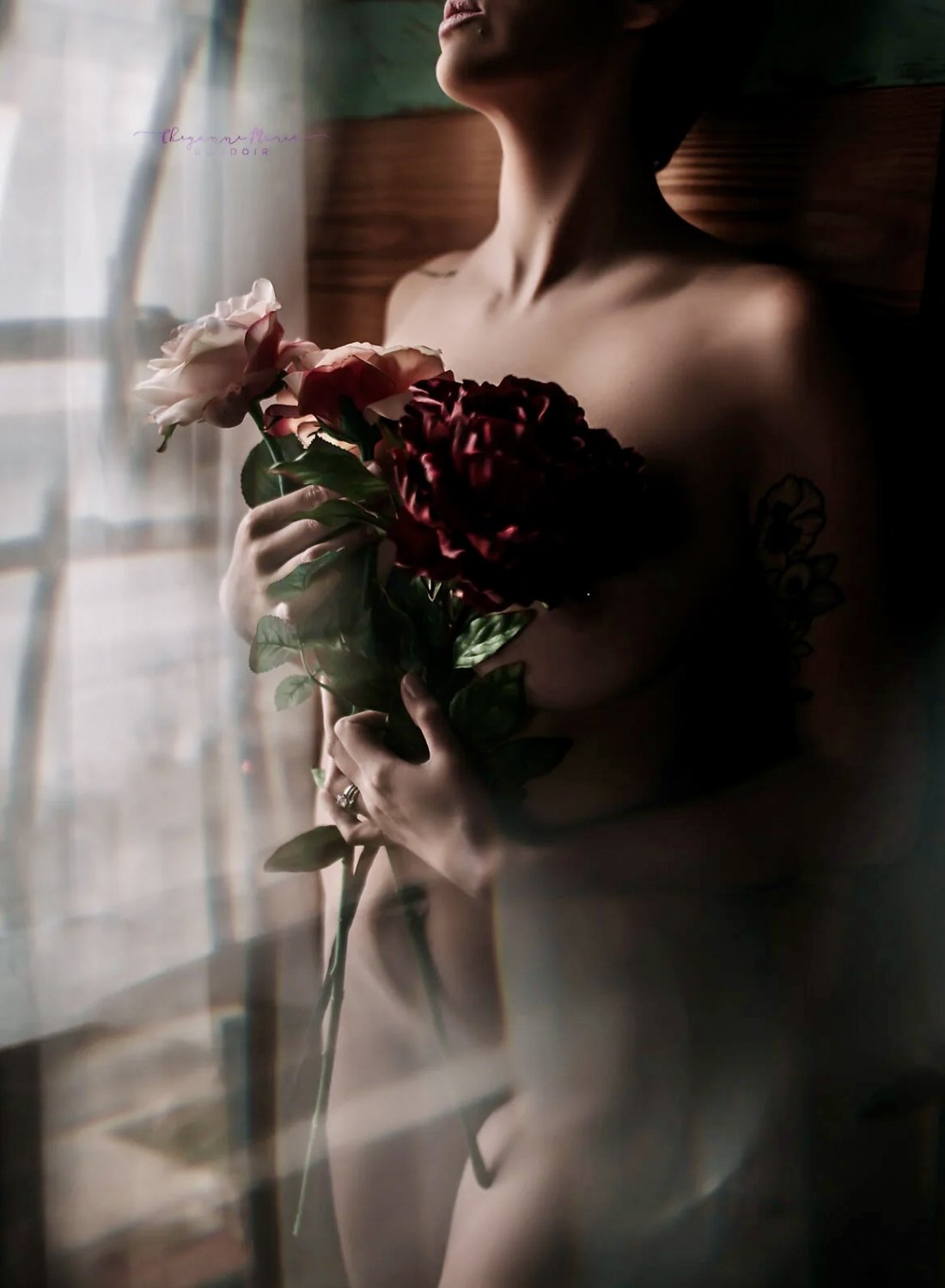 Short blonde hair pierced tit boudoir #ce8yrY5I